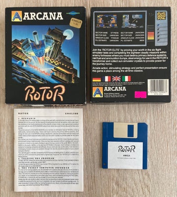 Rotor, Commodore Amiga, SOLGT!!

Sjældent (ifølge Amiga Hall of Light) dansk-udviklet spil.

Bemærk,