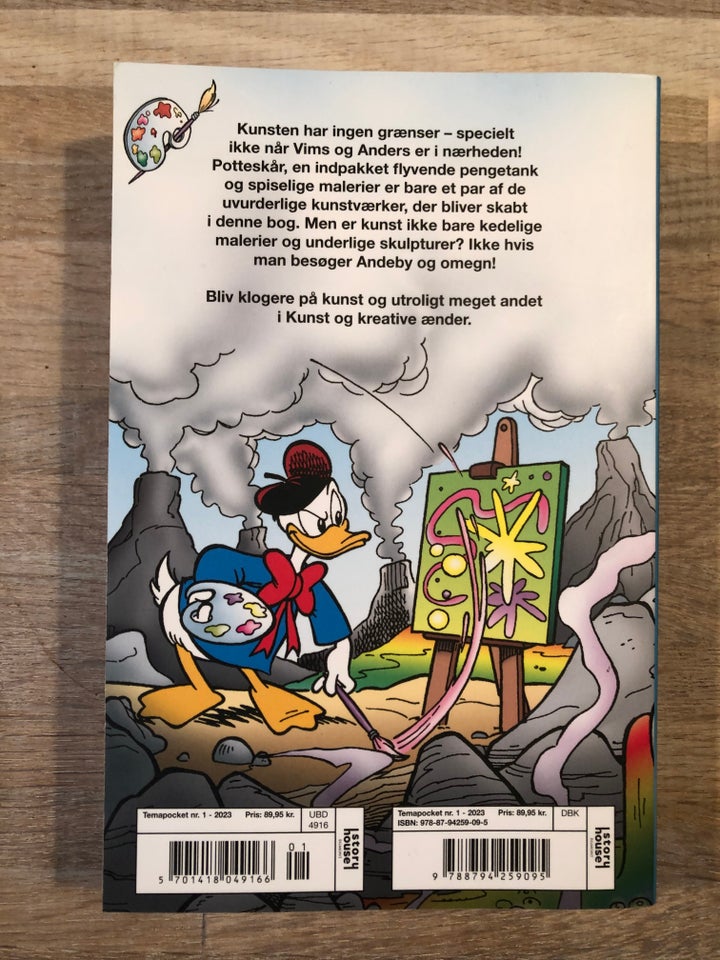 [som ny] Temabog nr. 123 - Kunst og Kreative Ænder, Disney,