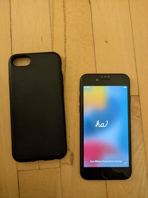 iPhone 7, 128 GB, sort, Perfekt, iPhone 7 
Altid haft cover og panserglas på ..
- I perfekt stand...