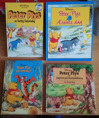 Peter Plys, Disney / A. A. Milne, 4 stk. velholdte Disney-bøger om Peter Plys. Pr. stk. 20 kr.
Samle