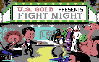 Fight Night, Commodore 64 & C128, 


US Gold, 1985:


"Fight Night"


Boksespil til C64.


MP3:
http