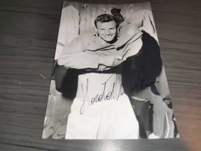 Autografer, Harald Nielsen autograf, Harald Nielsen spillede for bologna men er blandt andet os kend
