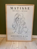Plakat i ramme, Matisse, b: 70 h: 100