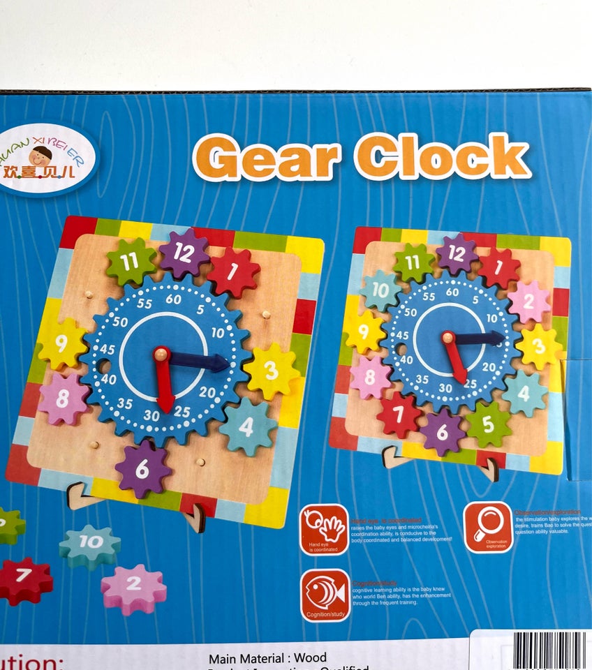 Gear clock, puslespil