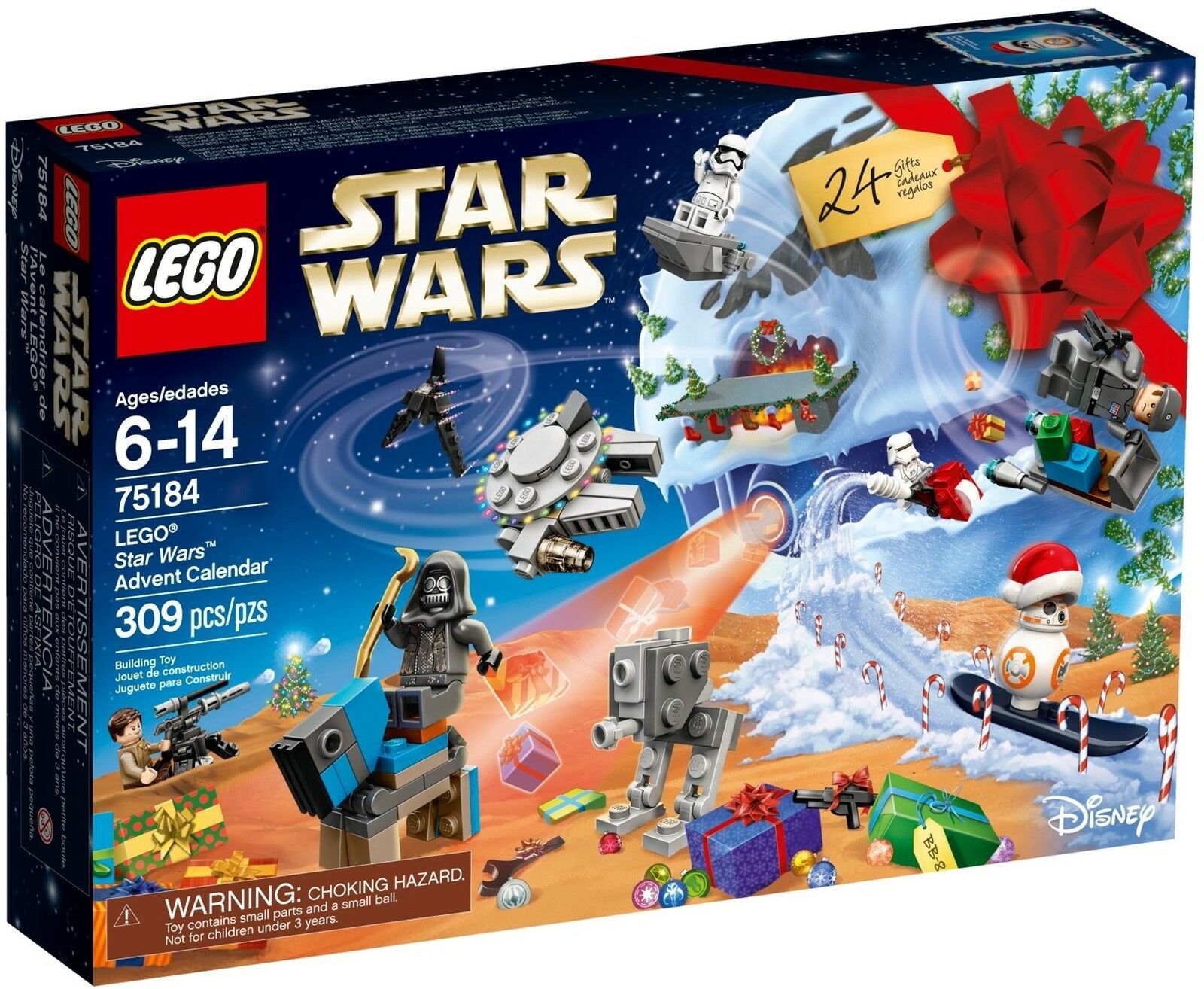 elite vandtæt Forvirret Lego Star Wars, 75184 Julekalender 2017 UÅBNET – dba.dk – Køb og Salg af  Nyt og Brugt