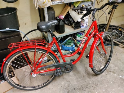 Damecykel,  Jupiter, Retro, 52 cm stel, 3 gear, Rigtig fin damecykel som er sat i stand.
Den har to 