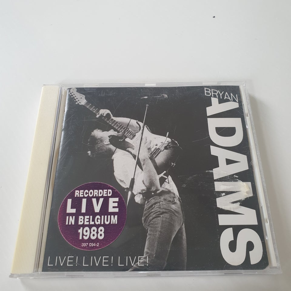 Bryan Adams: Live! Live! Live!, rock