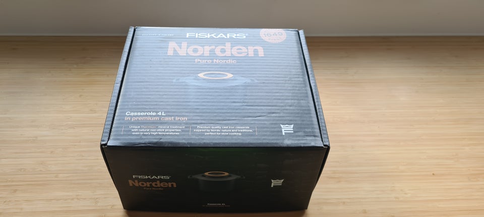 Støbejernsgryde, Fiskars Norden 4 liter