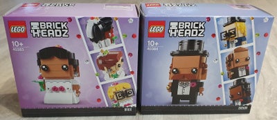 Lego Exclusives, 40383, 40384, BrickHeadz. Ny og uåbnet.

Brudepar
40383: Bride / Brud
40384: Groom 