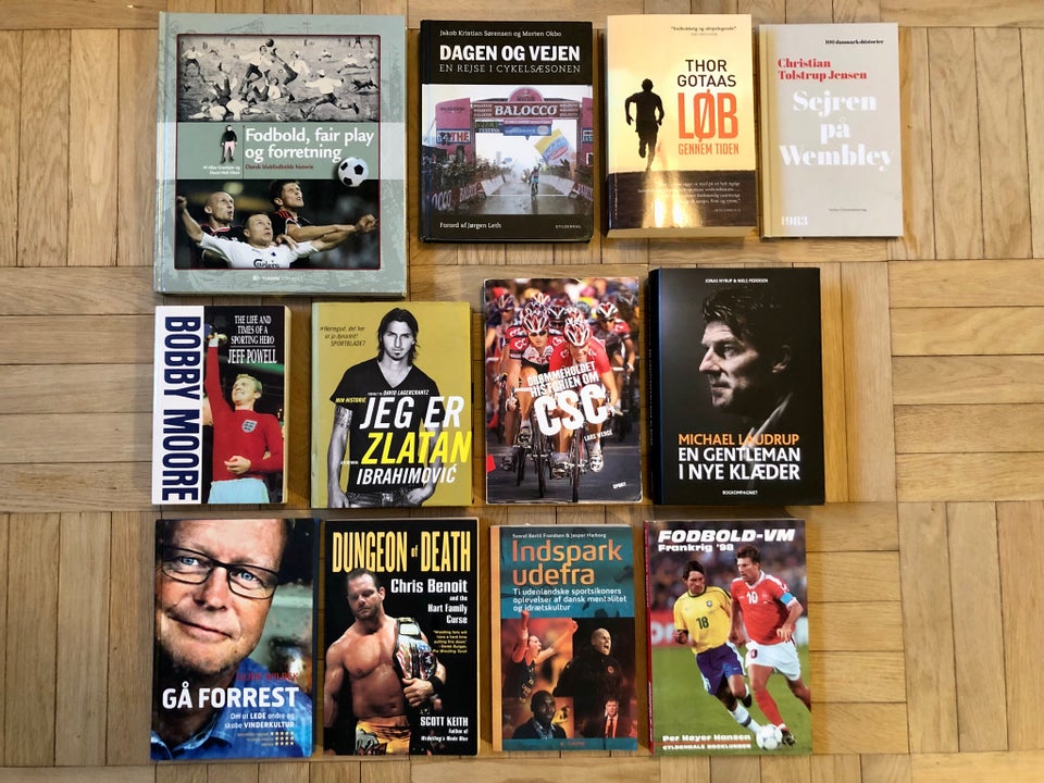 Diverse sportsbøger, emne: anden kategori