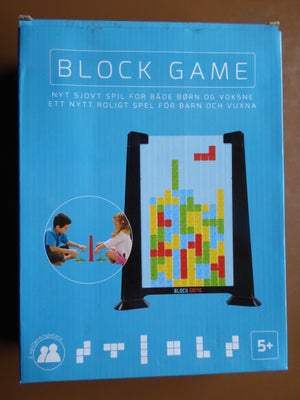 Block game, Udfyldningsspil, brætspil, for 2 deltagere til dage med regn, slud og blæst: Ku' man ikk