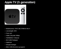 Apple TV 3, God