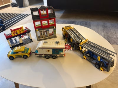 Lego City, Lego city
Campingvogn, pizzaria, cykelshop, autotransporter
Købes som beset
Vejledninger 