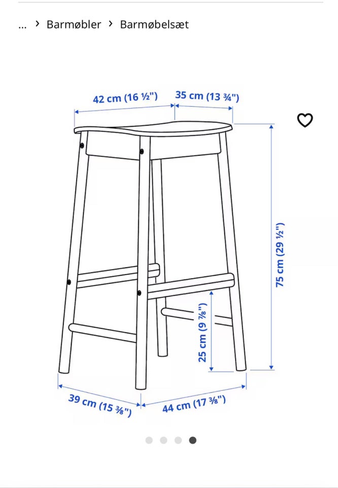 Rønninge barbord og stole, IKEA . Superfint!