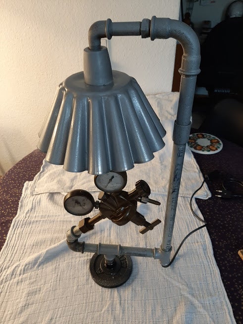 Anden bordlampe, Flot hjemmelavet genbrugs manometer