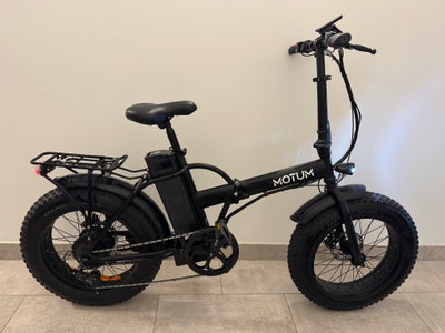 Elcykel, Sælger denne superflotte elcykel/foldecykel/ Fatbike 

# Baghjulsmotor 
# Motum
# 6 gear
# 