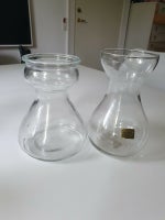 Glas, 2 Hyacintglas, vaser
