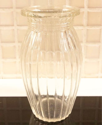 Glas, Hospitalsvaser, Holmegaard, 3 stk flotte klare glas Holmegaard hospitalsvaser 11,5cm pris 150k