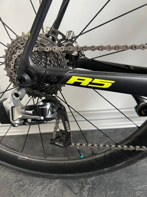 Herreracer, Cervélo R5, 58 cm stel, 22 gear, Cervelo R5 str. 58.
Super let cykel på 6.8 kg med SRAM 
