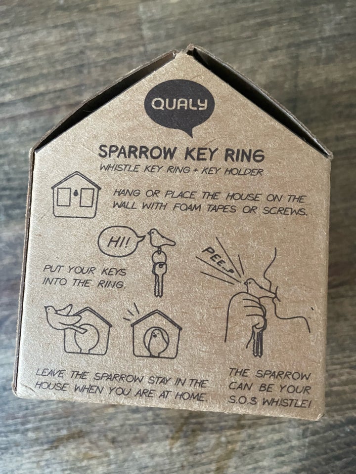 Sparrow key ring, Qualy