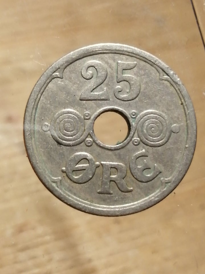 Danmark, mønter, 25 øre