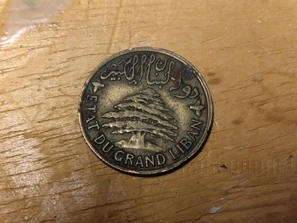 Andet land, mønter, 5 Piastres