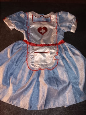 Kjole, Sygeplejerske kostume, Br, str. 140, Nsn
Sygeplejerske kostume str 140 
Pris: 50 kr pp