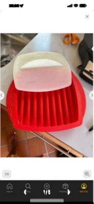Bacon maker til mikroovnen, Lekue, Sælger denne smarte bacon maker til mikroovnen fra Lekue
100kr
Ha