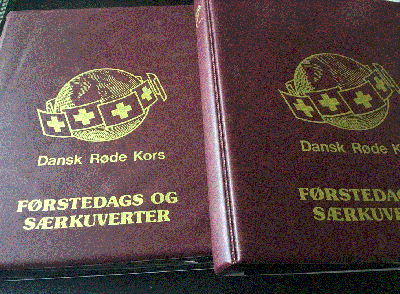 Danmark, 2 Album med 160 Røde Kors kuverter