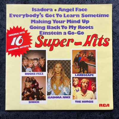 LP, Hall & Oates, Korgis, Slade m.fl., 16 Super-Hits, Opsamling udgivet i 1981 på RCA-Victor label. 