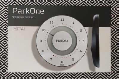 P-skive, ParkOne metal-farvet, Pånær nogle overfladeridser i det sorte plast (der hvor batteriet ska
