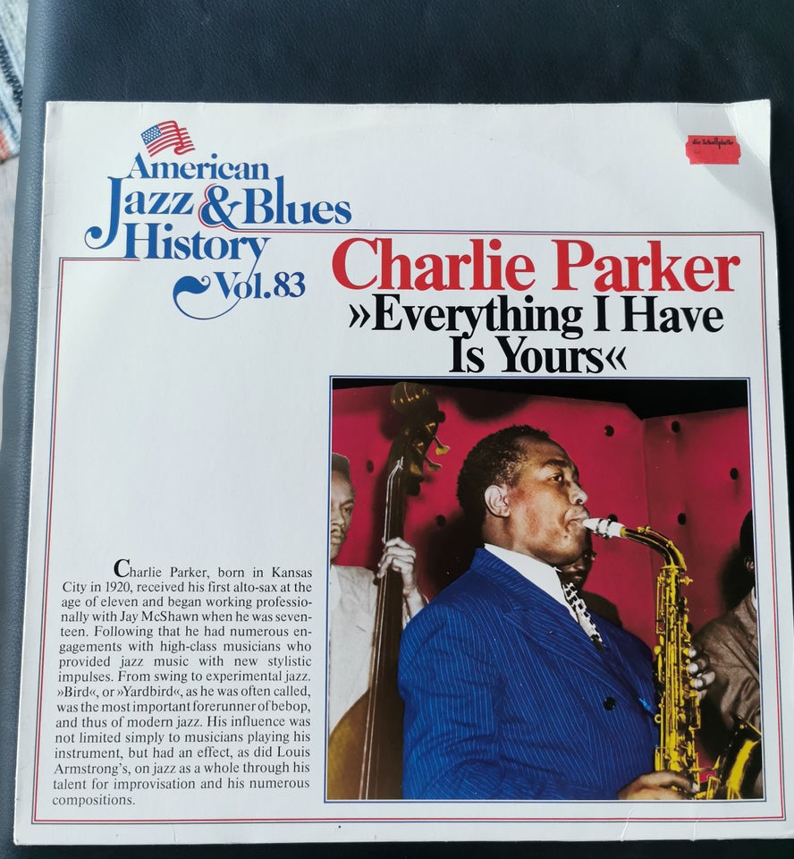 LP, Charlie Parker, Everything I Have Is Yours