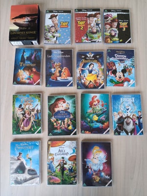 Disney, DVD, familiefilm, Diverse DVD - børne/familie film
Bare bud !!