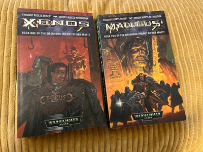 Xenos og Malleus, Dan Abnett, genre: science fiction, To bøger i Warhammer 40.000 serien om Inquisit