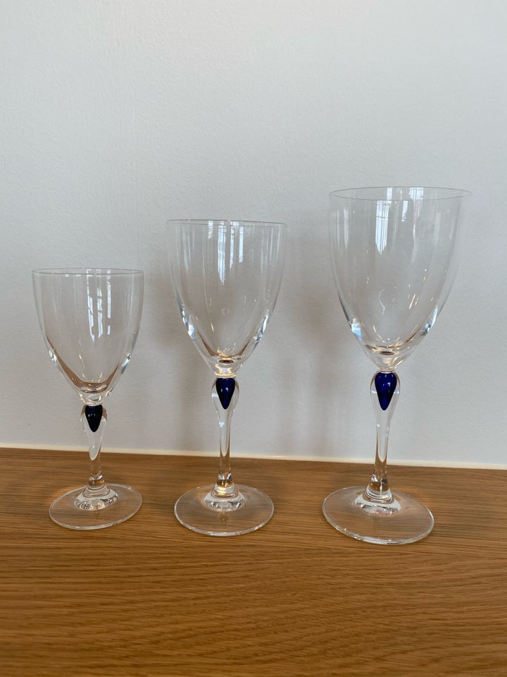 Glas, Vinglas mm, Blue Saphire/Blå dråbe