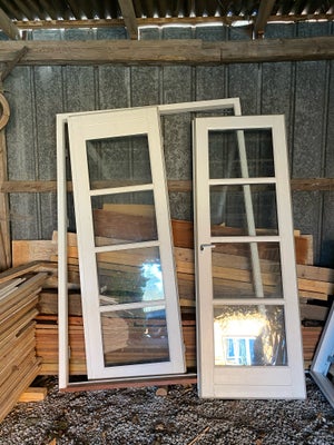 Andet vindue, træ, Vinduer og terrassedør til gratis afhentning.
2 x to-fagsvinduer.
1x 3-fags vindu