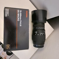 Zoomobjektiv, Sigma, Sony A 70-300 F4-5.6