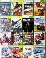 16 stk Action og Racing Spil, Xbox 360, anden genre