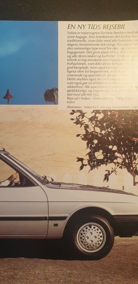 Brochure, Talbot Solara