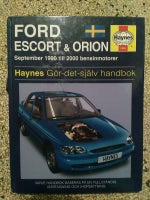 Haynes, Ford Escort og Orion