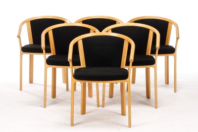 Spisebordsstol, Rud Thygesen og Johnny Sørensen. 11 stk. armstole med stel af bøg, sæde og ryg betru