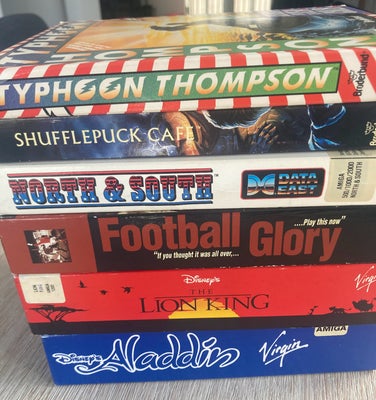 Diverse spil, Commodore Amiga, Typhoon Thompson (US release) 500kr
Shufflepuck Cafe (US release) 800