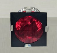 Projektør, Vintage Scene Lampe med Rødt Filter & Ekstra