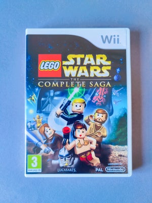 Star LegoWars: The Complete Saga Wii, Nintendo Wii, adventure, Sælger min. 

Lego Star Wars: The Com