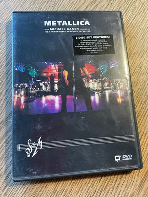Metallica: S & M (DVD), rock, Musik-DVD med den 2,5 time lange koncert sammen med San Francisco’s Sy