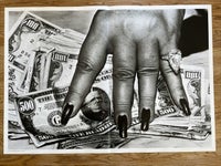 Fotoprint, Helmut Newton, motiv: Dollars