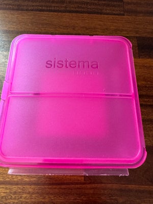 Madkasse, Plastik, Sistema, 
Sistema cube madkasse m. 1 stort rum - pink

Flot lyserød madkasse fra 