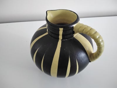 Keramik, VASE, WEST GERMANY ILKRA, Flot lille vase frs WG ILKRA, dekoration Kairo, 12 cm, afhentning