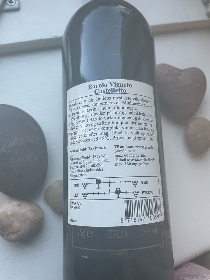 Vin og spiritus, Rødvin - Gigi Rosso 1992