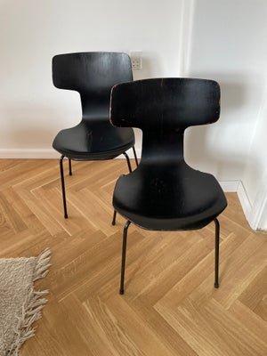 Arne Jacobsen, 3103 T stol, Stol spisebordsstol, Arne Jacobsens T stole sælges samlet. Helt faste i 
